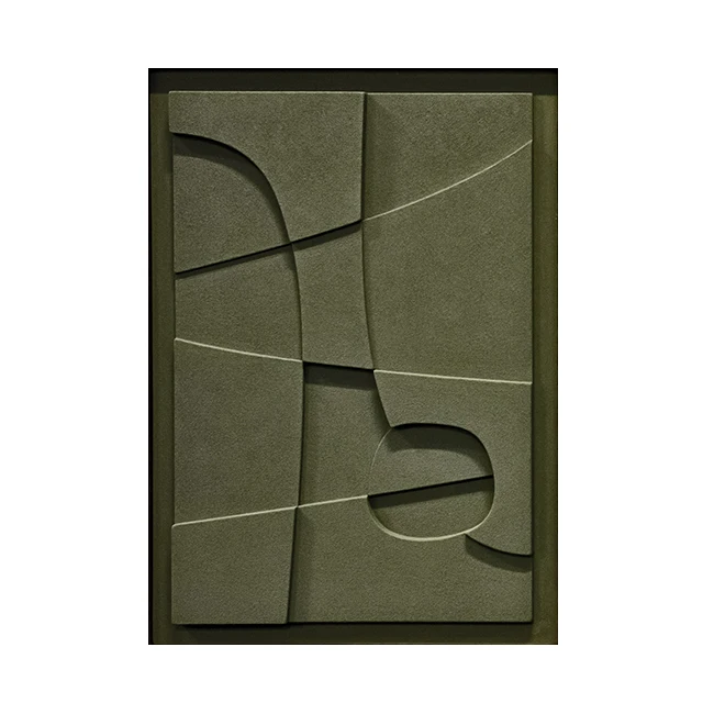 Plakat Geometryczny 3D Nordic Minimalizm Błękitny
