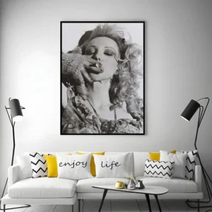 Plakat glamour - nowoczesna grafika w stylu modowym Wzór 1
