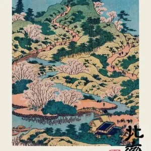 Góra Fuji wg Yayoi Kusama Burgundia