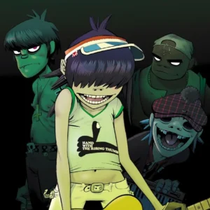 Plakat Gorillaz - okładka albumu na płótnie Wzór 1