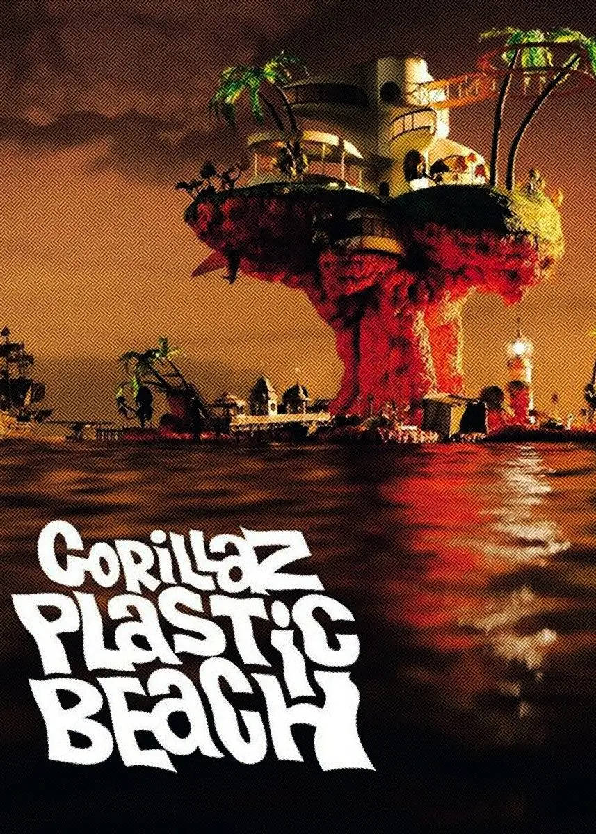 Plakat Gorillaz okładka albumu muzycznego Wzór 5