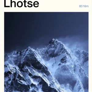 Plakat gory - Kilimandżaro, Everest i K2 Wzór 1