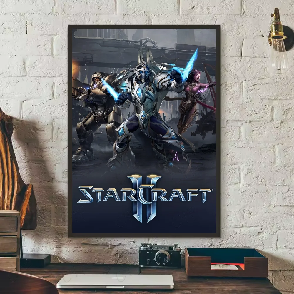 Plakat gra StarCraft - wodoodporny Czerwony