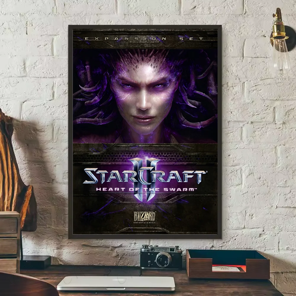 Plakat gra StarCraft - wodoodporny Złoto
