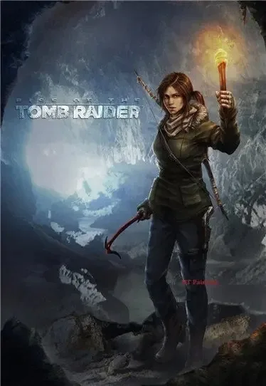 Plakat z gry Tomb Raider Wzór 3