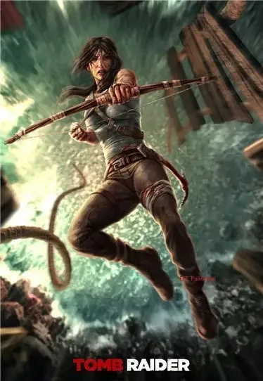 Plakat z gry Tomb Raider Wzór 4