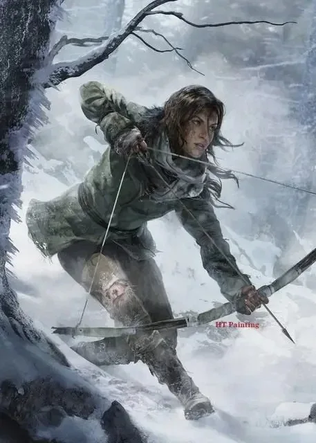 Plakat z gry Tomb Raider Wzór 5