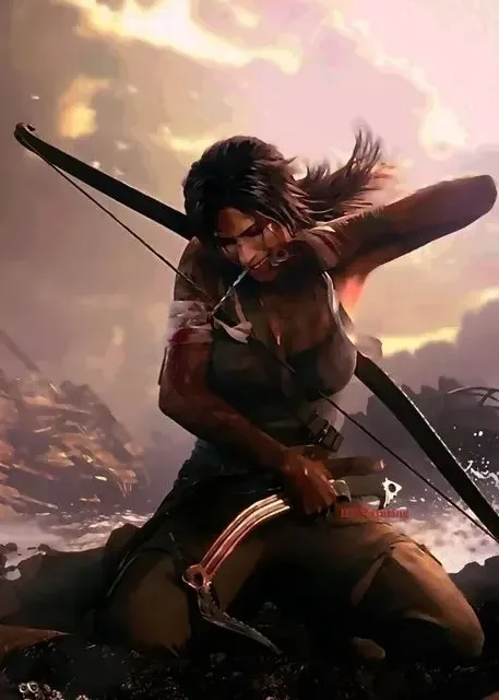 Plakat z gry Tomb Raider Wzór 6
