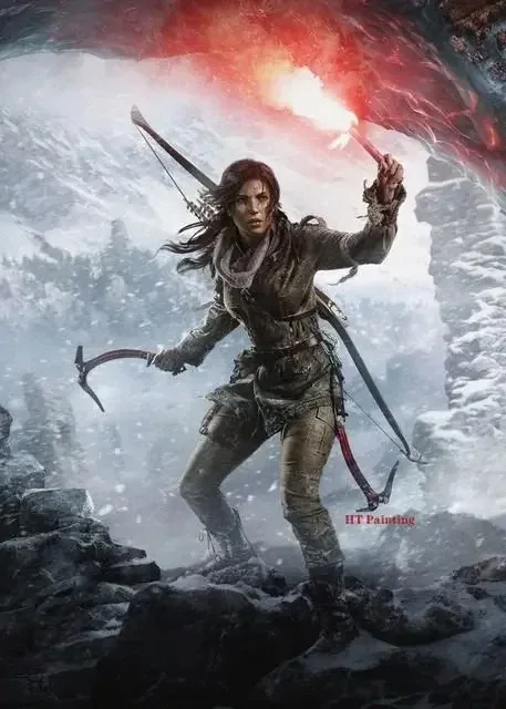 Plakat z gry Tomb Raider Wzór 7