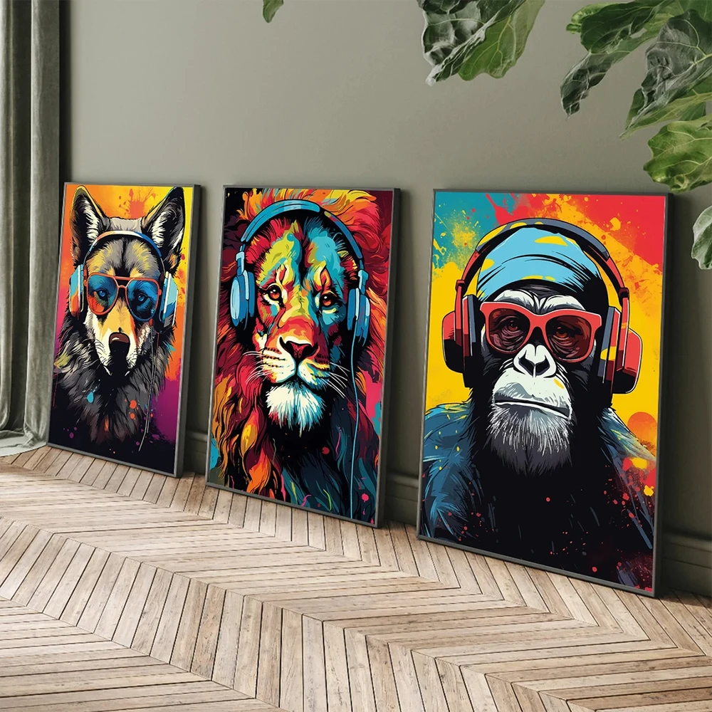 Graffiti dla gracza – zestaw 3 plakatów Wzór 3