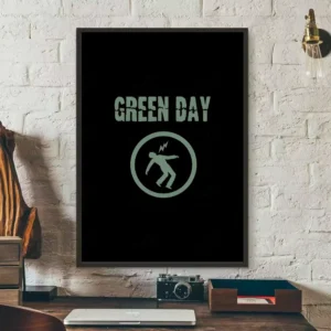 Plakat Green Day - vintage plakat rockowy Wzór 1