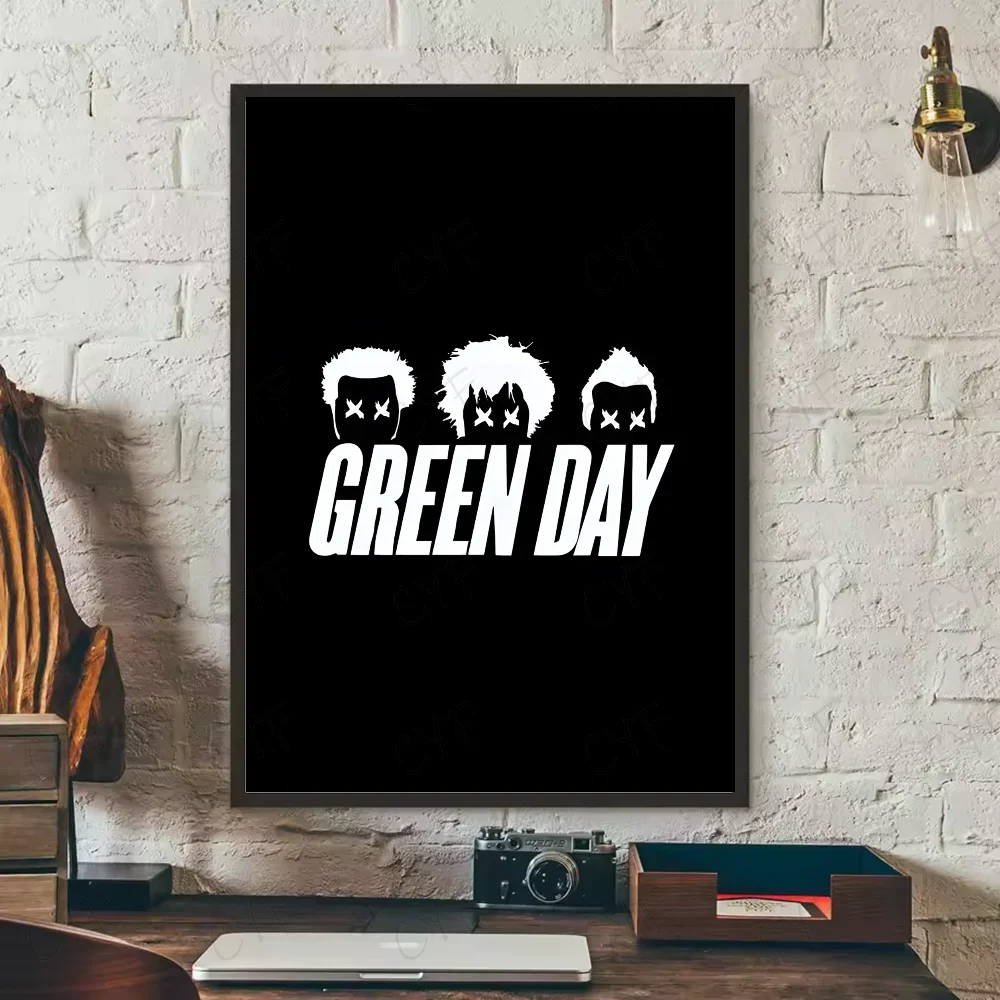 Plakat Green Day - vintage plakat rockowy Wzór 4
