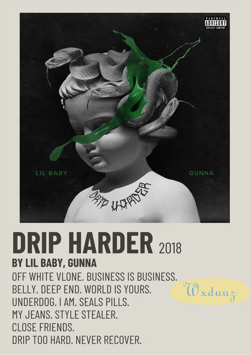 Plakat Gunna Hip-Hop Wzór 1