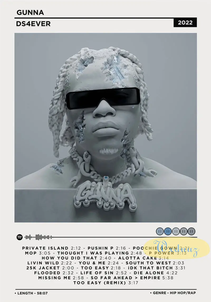 Plakat Gunna Hip-Hop Wzór 10