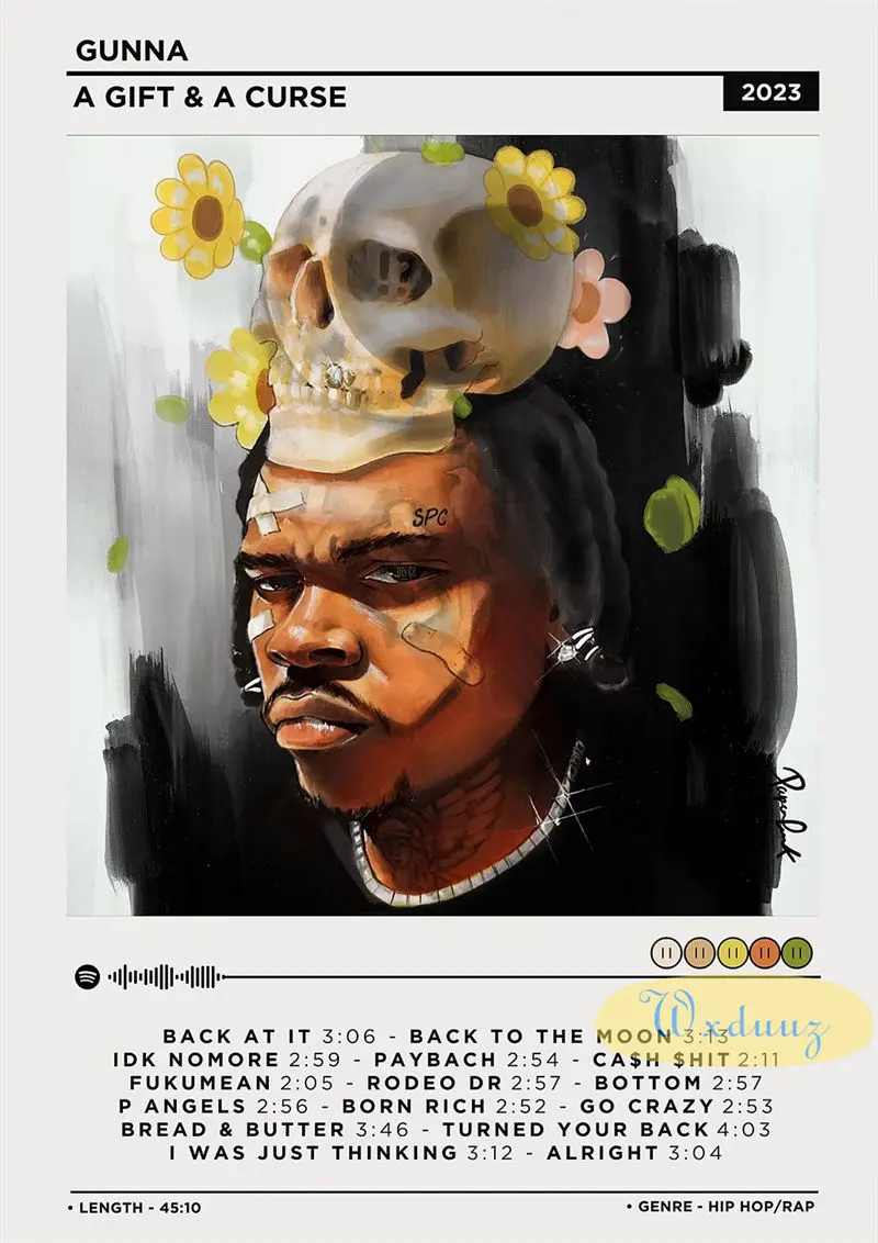 Plakat Gunna Hip-Hop Wzór 11