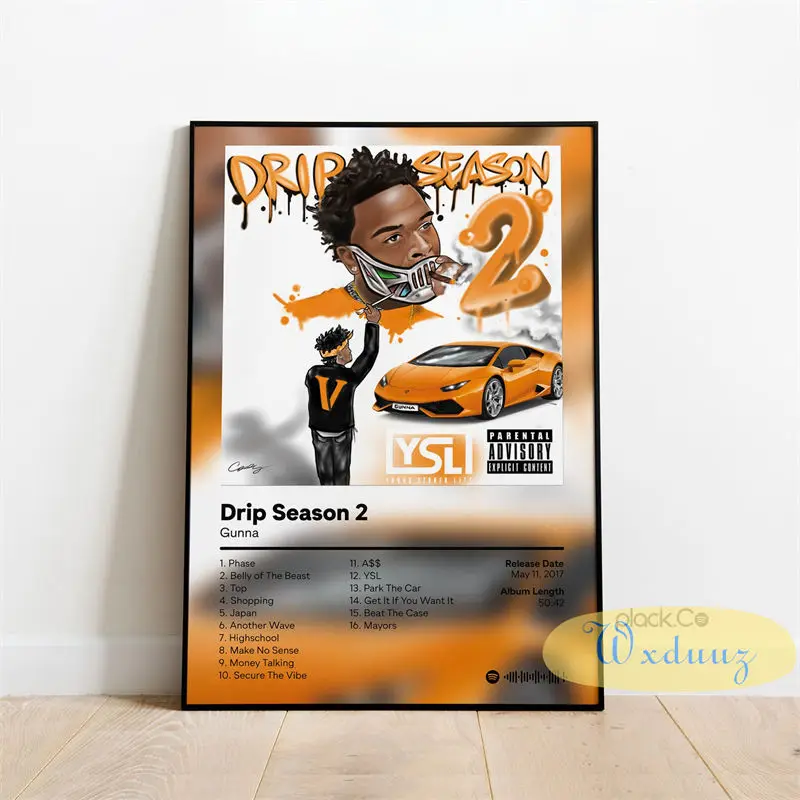 Plakat Gunna Hip-Hop Wzór 5