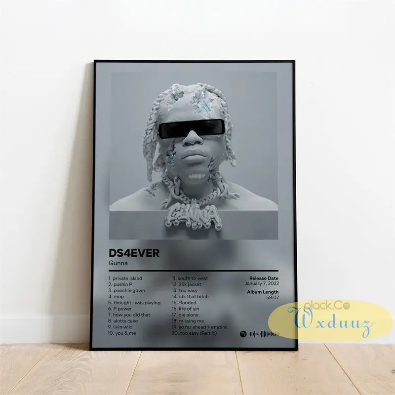 Plakat Gunna Hip-Hop Wzór 8