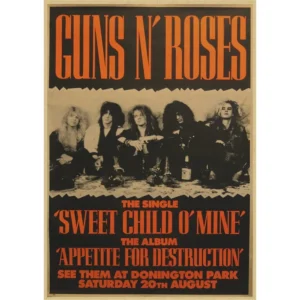 Plakat zespołu Guns N' Roses Wzór 1