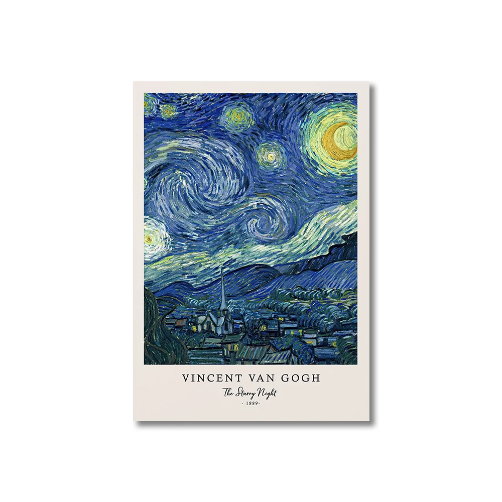 Gwiaździsta noc Vincenta van Gogha Biały