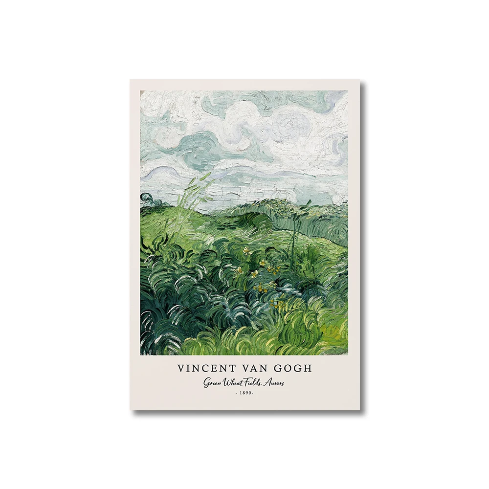 Plakat Gwiaździsta noc Vincent van Gogh Czerwony