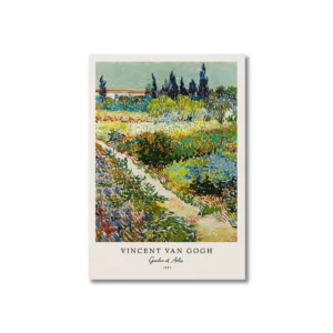 Plakat Gwiaździsta noc Van Gogh na płótnie Biały