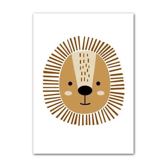 Plakat Hakuna Matata - lew i tygrys dla dziecka Wzór 1