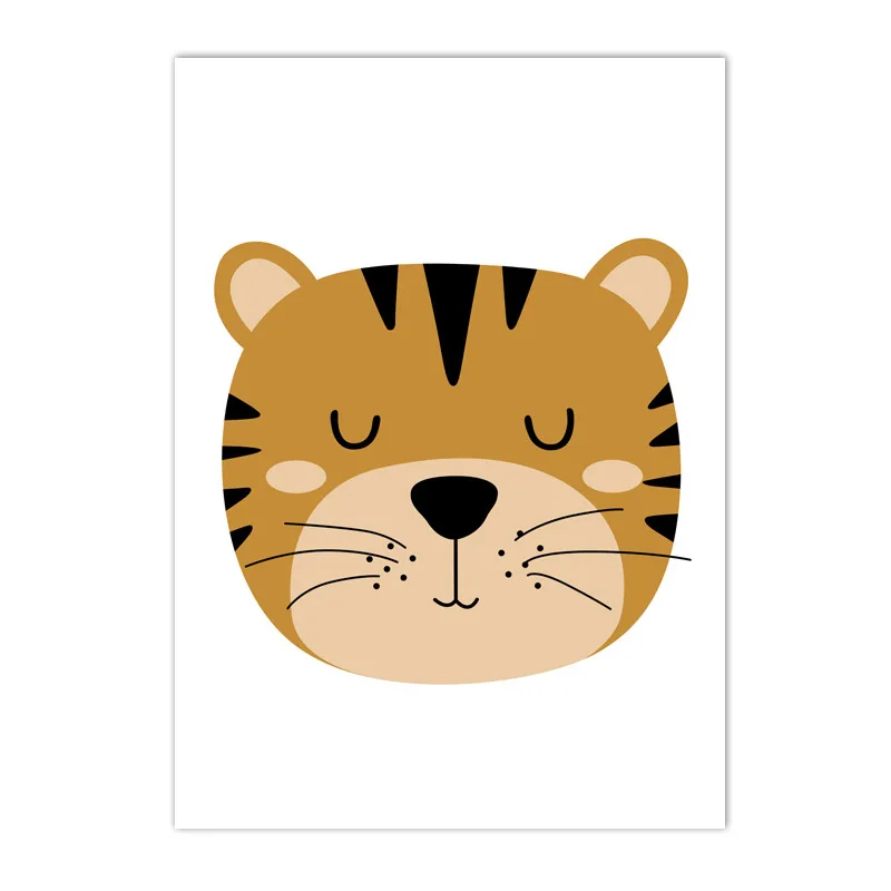 Plakat Hakuna Matata - lew i tygrys dla dziecka Wzór 5
