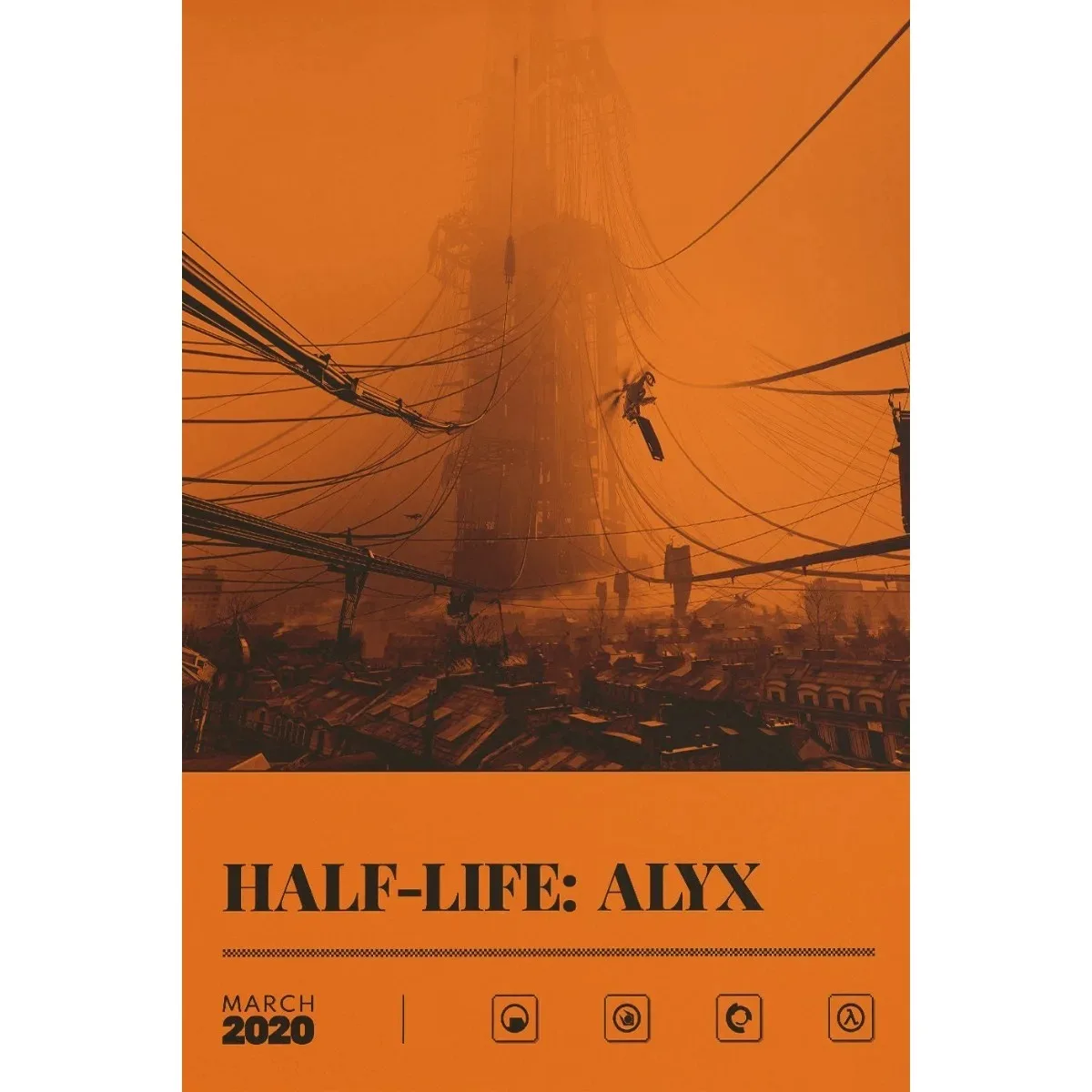 Half Life 2 - plakat z kultowej gry Wzór 5