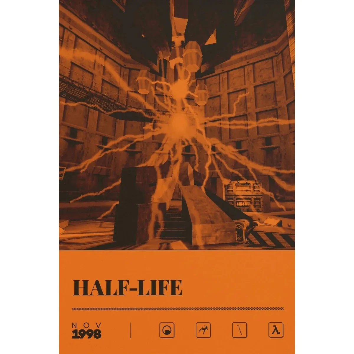 Half Life 2 - plakat z kultowej gry Wzór 6