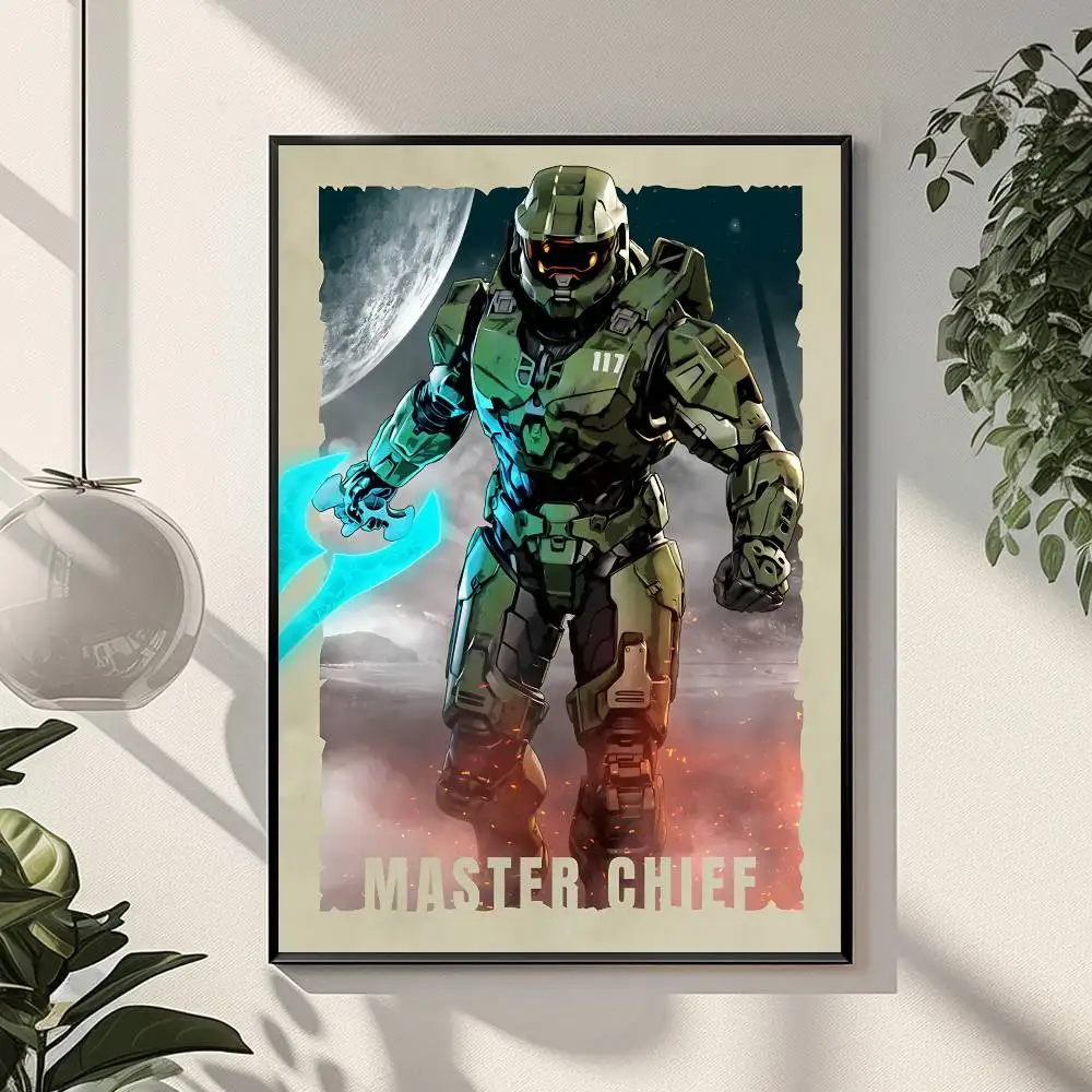 Plakat Halo Reach - gra wideo Ciemnoszary