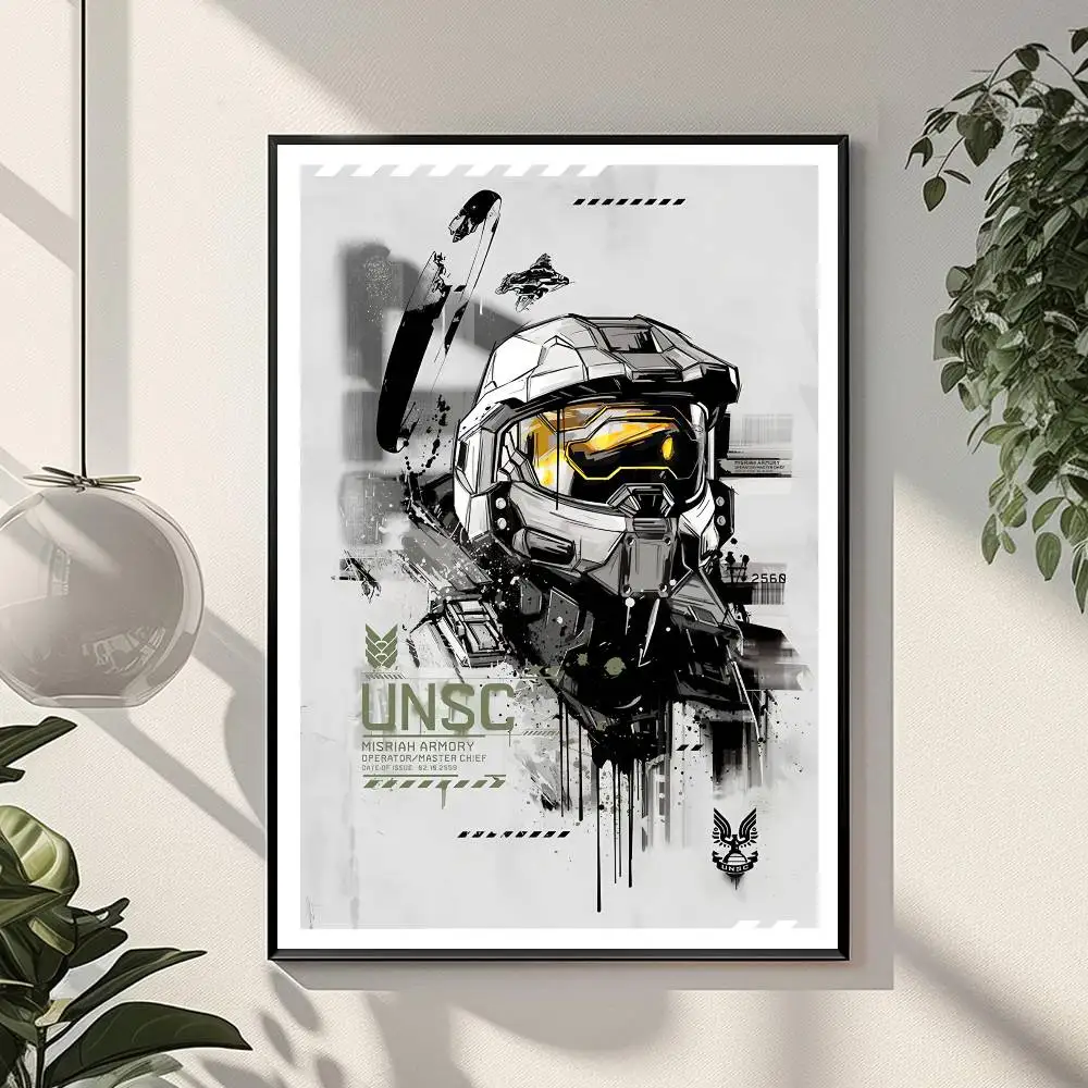 Plakat Halo Reach - gra wideo śliwka