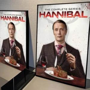 Plakat Hannibal Lecter vintage Wzór 1