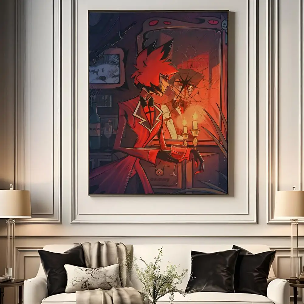 Plakat Hazbin Hotel z serialu animowanego Czarny10