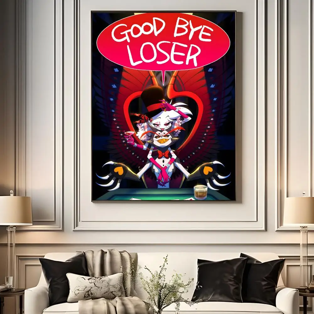 Plakat Hazbin Hotel z serialu animowanego Czarny11