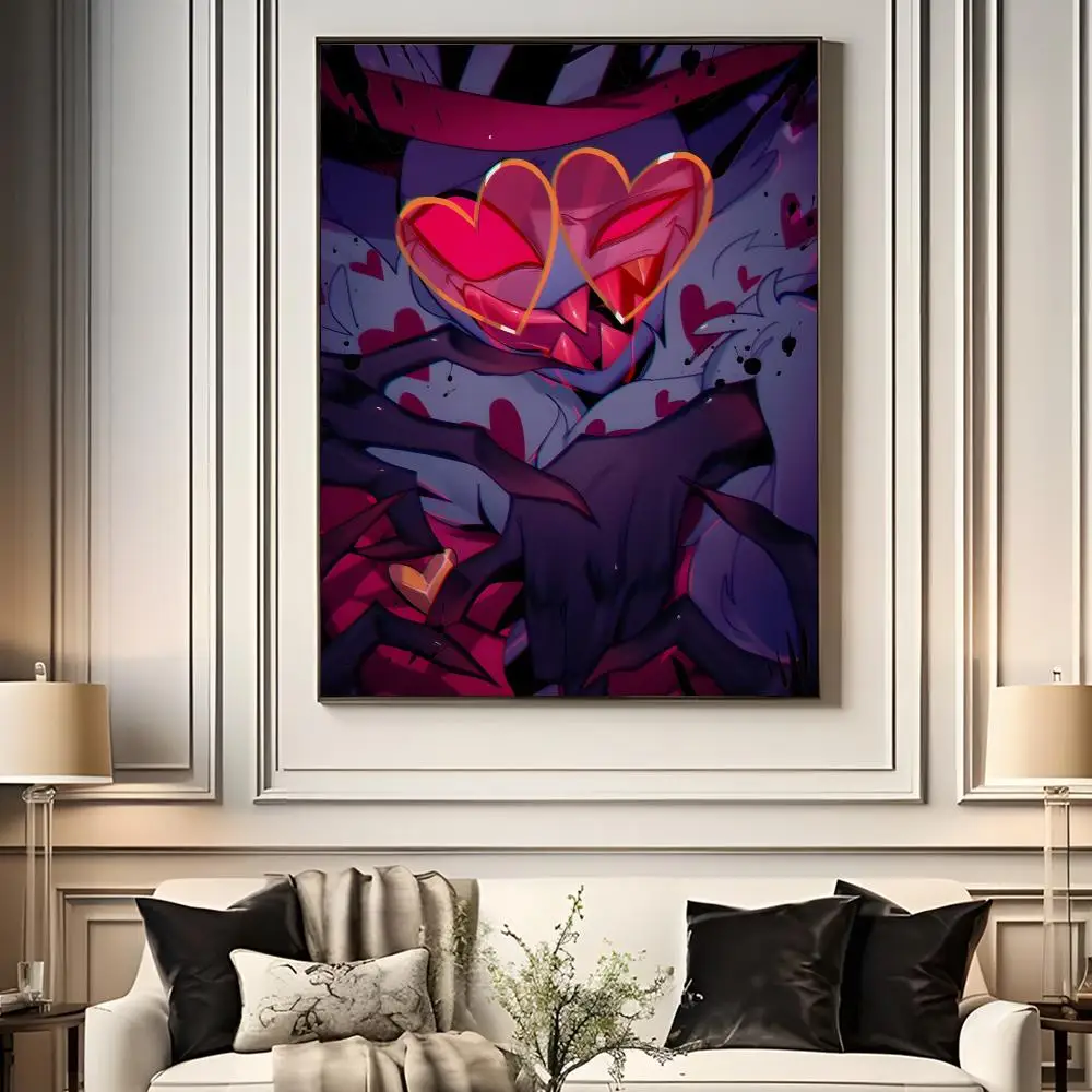 Plakat Hazbin Hotel z serialu animowanego Czarny2
