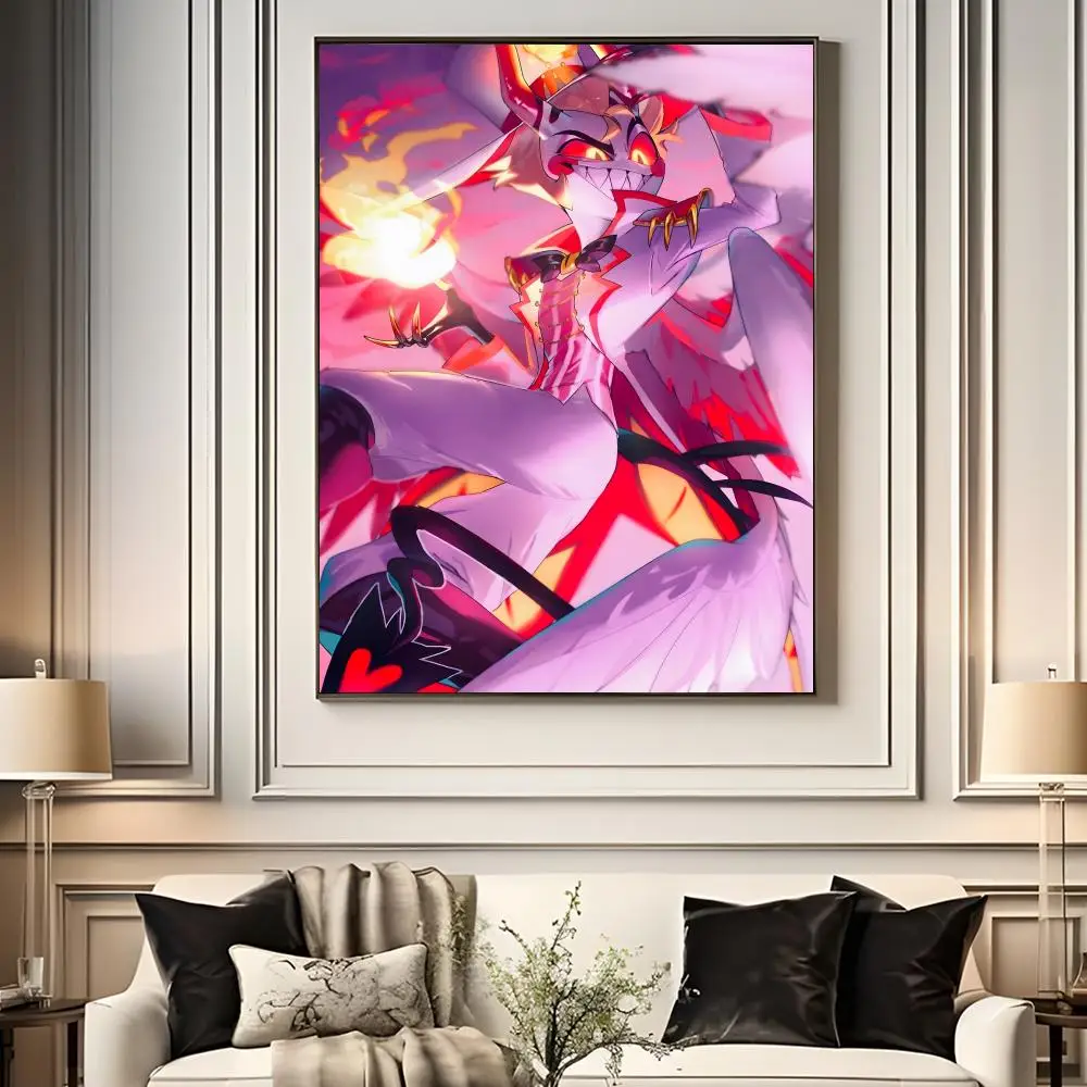Plakat Hazbin Hotel z serialu animowanego Czarny6