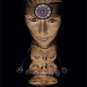 Plakat Zespół Heavy Metal Album Muzyczny Jasnożółty