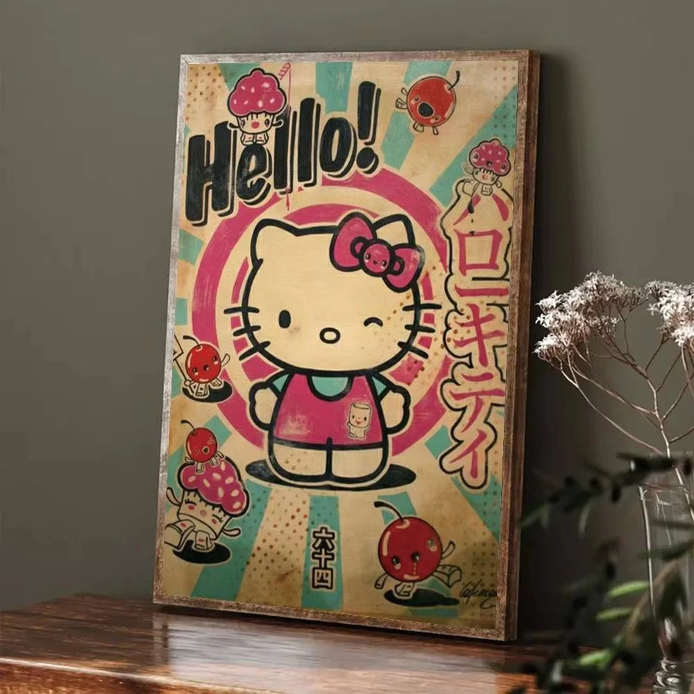 Hello Kitty - plakat dla dzieci Wzór 4
