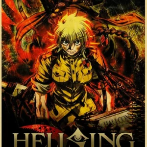 Plakat Hellsing Ultimate - anime na płótnie Wzór 1