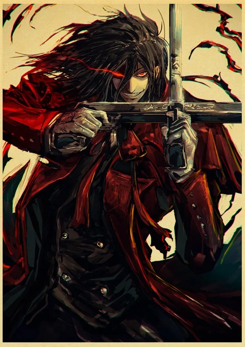 Plakat Hellsing Ultimate – anime na płótnie Wzór 12