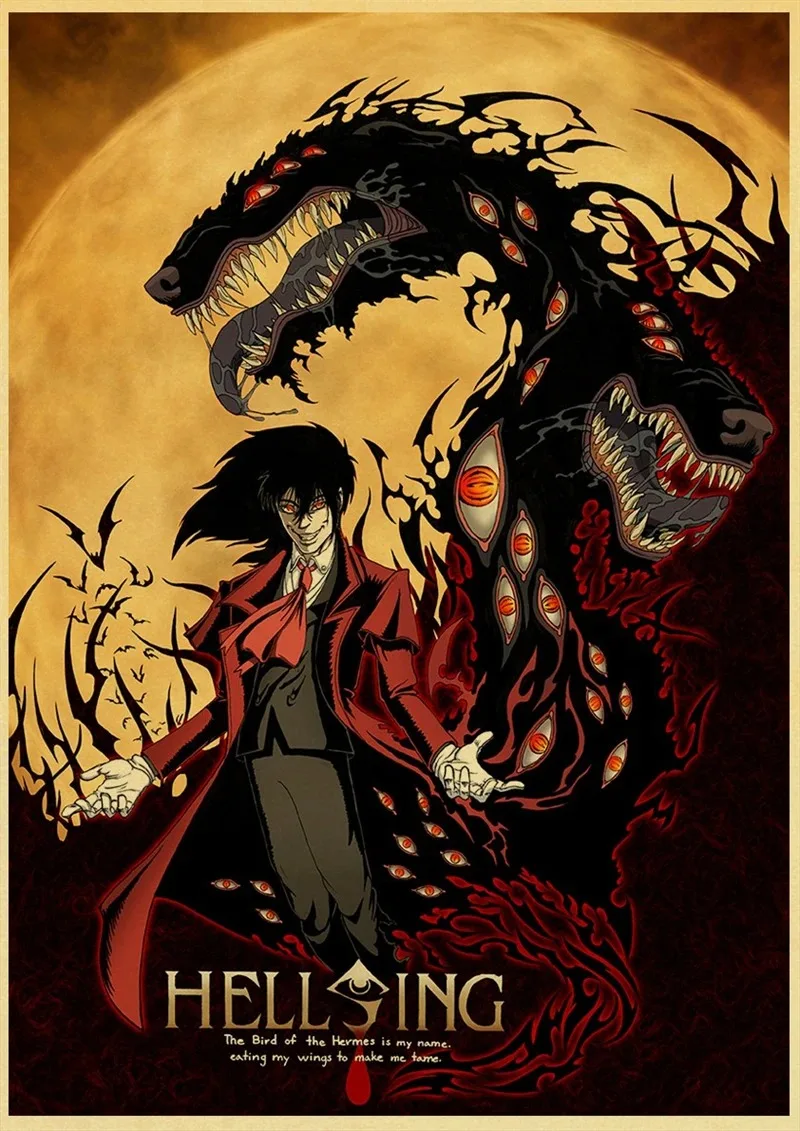 Plakat Hellsing Ultimate – anime na płótnie Wzór 9
