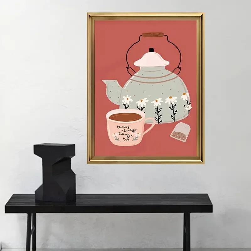 Plakat z herbatą do kuchni Wzór 1