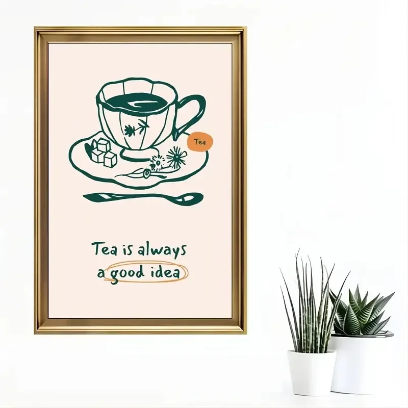 Plakat z herbatą do kuchni Wzór 10
