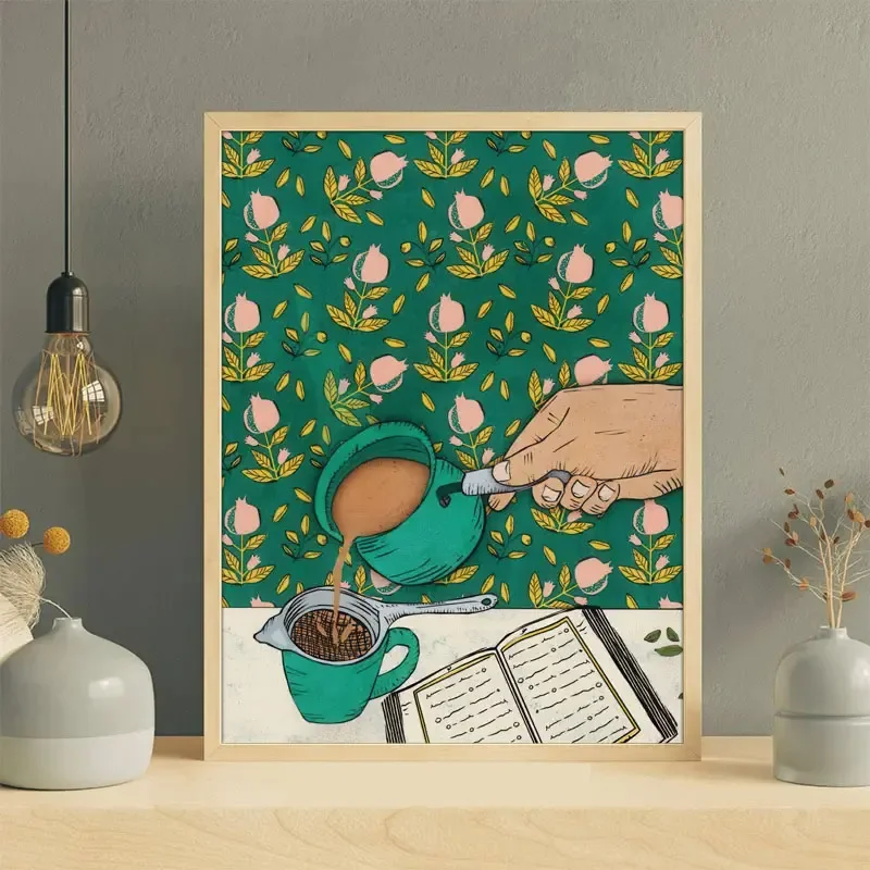 Plakat z herbatą do kuchni Wzór 7