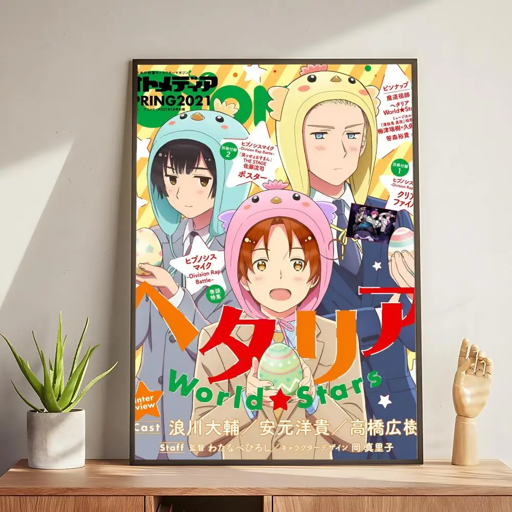 Plakat Hetalia - anime Czarny10
