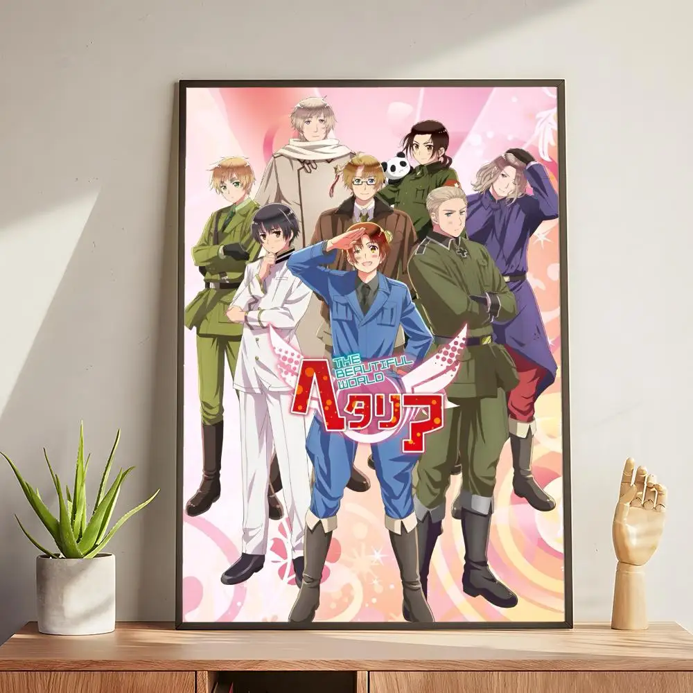 Plakat Hetalia – anime Czarny7