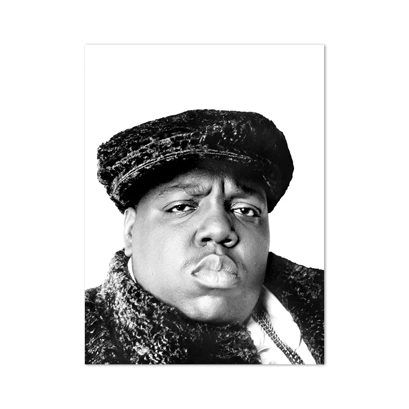 Plakat hip-hop Notorious B.I.G. z cytatem Wzór 5