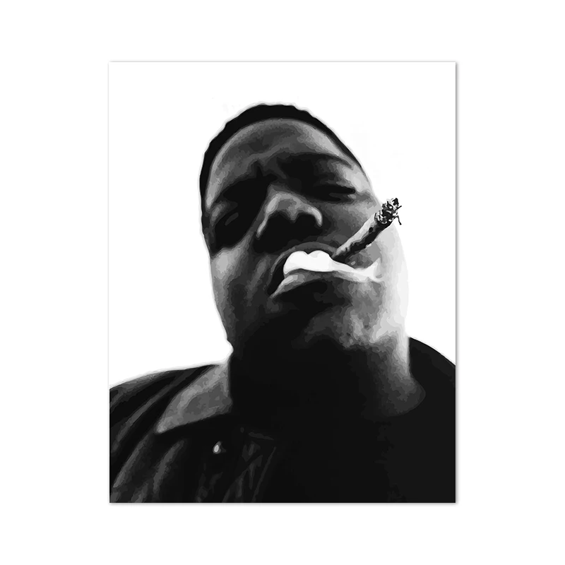 Plakat hip-hop Notorious B.I.G. z cytatem Wzór 7
