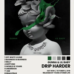 Plakat okładki albumów hip-hop By 14