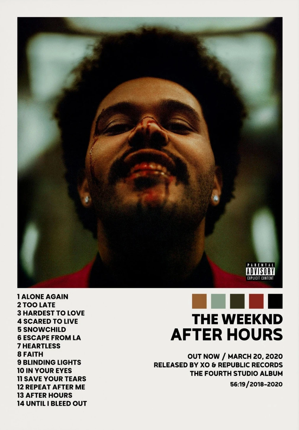 Plakat Hip-Hop Okładki Albumów By 3